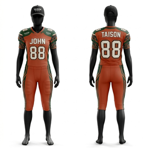 Uniforme de football américain pour femmes, polyester et élasthanne GSM Performance, rouge, noir, or, panneaux latéraux, impression par sublimation, logo d'équipe personnalisé - Product Image 5