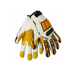 Gants de sécurité anti-choc industriels les plus vendus, personnalisés, antidérapants, résistants aux coupures, en cuir TPR, pour mécaniciens - Product Image 2