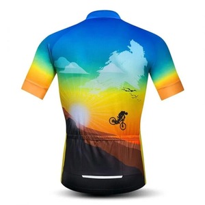 Maillot de cyclisme respirant pour homme, manches courtes, impression par sublimation, design VTT, t-shirt de sport d'extérieur, taille adulte - Product Image 3