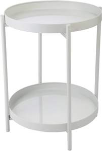 Table en métal pour les besoins de mobilier d'intérieur et d'extérieur avec un corps en acier résistant à la rouille et un design de support équilibré - Product Image 6