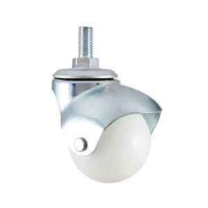 Roulettes à billes de 25 mm de diamètre, pivotantes en métal, pour la mobilité des meubles - Product Image 1