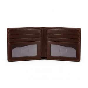 Portefeuille bifold en cuir de vache pour homme, design minimaliste, directement de l'usine - Product Image 3