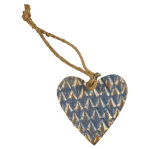 Hanging <b>Heart</b> Ornament Design With Original Quality Solid Metal and Brass Antique Finishing Design Best Design Home Decorative - Product Image 1