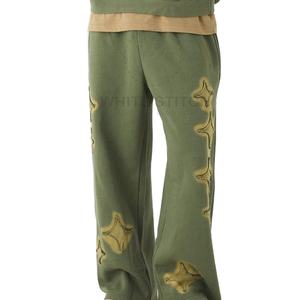 Conjunto de Chándal Deportivo de 2 Piezas para Hombre, Diseño Personalizado, Estilo Desgastado, Logotipo Personalizado de Alta Calidad, Estilo Vintage - Product Image 4