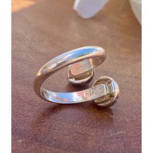 Lapis & Spiny Oyster Sterling Silver <b>Adjustable</b> <b>Ring</b> Size 7 by Dorothy Yazzie - Product Image 5