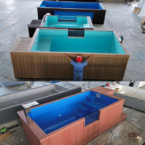 Piscine portable personnalisée en fibre de verre, piscine extérieure pour enfants, piscine hors sol - Product Image 5