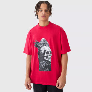 T-shirts pour hommes de haute qualité 100% coton décontracté à manches courtes anti-rides séchage rapide respirant imprimé personnalisé - Product Image 3