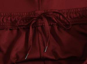 SUDADERO de algodón 100%, conjunto ligero con capucha, cierre de cordón, invierno, ecológico, lavado a la piedra, estampado de diamantes de imitación adornados - Product Image 6