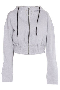 Haute qualité imprimé personnalisé femmes joint torique avant fermeture éclair sweat à capuche hiver tricoté pull sweat couleurs personnalisées écologique - Product Image 5