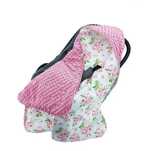 Nouvelle couverture d'emmaillotage pour bébé en coton 100% tricoté avec des motifs personnalisés, points minky, pour les nouveau-nés - Product Image 5