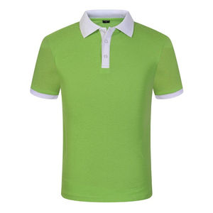 Polos personalizados con diseño de logotipo bordado Camiseta de golf de manga corta para hombre Polos - Product Image 3