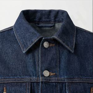 Veste en jean pour femme à manches longues sur mesure, couleur personnalisée, hiver, teinture unie, brute, respirante, épaisse, élégante, veste de mode - Product Image 4