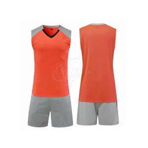 ชุดวอลเลย์บอลชายออกแบบโลโก้ได้ตามต้องการ ผลิตจากโพลีเอสเตอร์ 100% รับผลิตแบบ OEM ขายส่งเสื้อผ้ากีฬา PREGO INDUSTRIES - Product Image 1