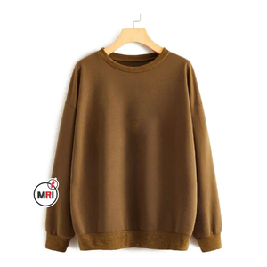Sudadera con capucha unisex de gran tamaño, 100% de algodón, venta al por mayor, jersey de cuello redondo con estampado de logotipo personalizado, sudaderas en blanco para hombres, estilo sólido de invierno - Product Image 3
