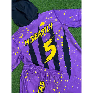 El uniforme de fútbol con bandera transpirable personalizable más Popular para adultos, opción de talla grande, conjuntos de nombre de equipo, ropa de fútbol americano - Product Image 3