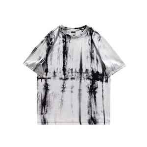 Ensemble de vêtements décontractés pour hommes 2 en 1, nouveau design, short uni, coupe ample, taille mi-haute, vêtements d'extérieur, t-shirt, vente en gros, ensemble en coton respirant - Product Image 4