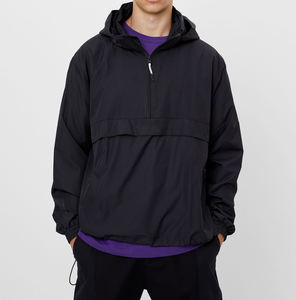 Chaqueta Anorak Personalizada para Hombre, Estilo Urbano, Nailon/Poliéster, Cuello Alto, Servicio OEM, Venta al Por Mayor, Impermeable y Transpirable - Product Image 1