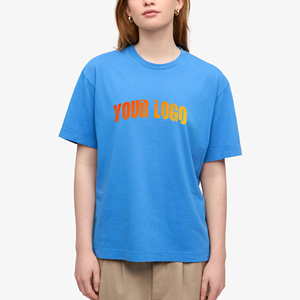 T-shirts en coton surdimensionné uni personnalisés de haute qualité pour les femmes à la mode décontracté 100% coton léger col rond à manches courtes t-shirt - Product Image 1