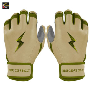 Gants de frappe en cuir de qualité supérieure à poignet court, main droite, respirants, logo personnalisé, design unique, Bruce Bolt Baseball - Product Image 4