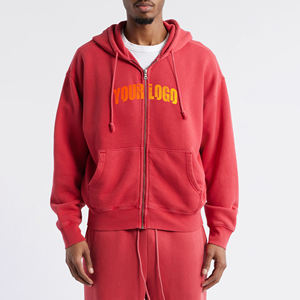 Sascopak Wear Sudaderas con Capucha y Cremallera con Logotipo Personalizado para Hombre, Sudadera de Algodón con Cremallera, Impresión Personalizada, Sudadera de Calle de Primera Calidad - Product Image 1