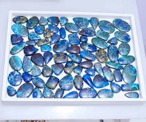 Pierre précieuse de quartz azurite naturelle de haute qualité en forme de mélange Cabochon pendentif en vrac pour la fabrication de bijoux en cristal de guérison - Product Image 6