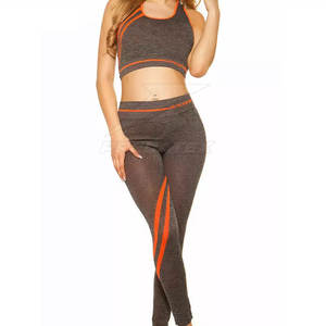 Alta calidad Gimnasio Fitness Conjunto de yoga sin costuras Mujeres 2 piezas Conjunto de yoga sin costuras Deportes Gimnasio Desgaste Conjunto de yoga - Product Image 5