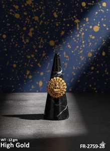 Luxury High Gold Temple <b>Finger</b> <b>Rings</b> Handmade Indian Ethnic Jewellery Elegant Traditional Statement <b>Rings</b> for Weddings Festivals - Product Image 2