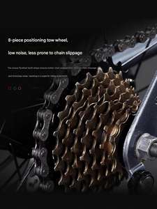 Vélo de route Sport Classic 700C 27 vitesses avec fourche en aluminium et cadre en acier à haute teneur en carbone pour la course urbaine - Product Image 3