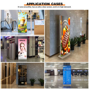 หน้าจอแสดงผลโปสเตอร์ LED สองด้านอัจฉริยะใหม่หน้าจอโฆษณากลางแจ้งดิจิตอล LED ในร่มพร้อม WIFI 4G 5G ไร้สาย - Product Image 6