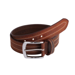 Cinturones de cuero para hombre de calidad superior hechos a mano estilo casual de longitud personalizada - Product Image 6