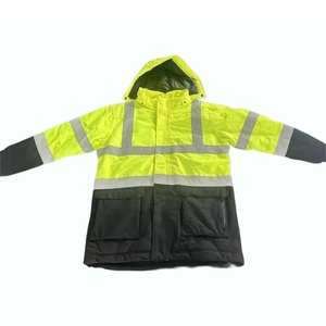 เสื้อกั๊กนิรภัยสะท้อนแสง Hi VIS เสื้อแจ็กเก็ตก่อสร้างกลางแจ้งเสื้อผ้าเพื่อความปลอดภัยส่วนบุคคลอุปกรณ์สะท้อนแสงมองเห็นได้ชัดเจน - Product Image 4