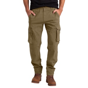 Pantalon cargo unisexe surdimensionné de haute qualité avec logo personnalisé, streetwear urbain, pantalon baggy pour un usage quotidien - Product Image 1
