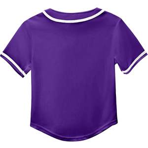 เสื้อเจอร์ซีย์เล่นเบสบอลผ้าซับลิเมชันเสื้อเจอร์ซีย์เล่นเบสบอลมีตราสินค้า - Product Image 2