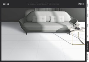 Azulejos de porcelana de diseño 600x1200mm, superficie rústica de alto brillo, azulejos de pared y suelo duraderos para espacios de vida de lujo - Product Image 3