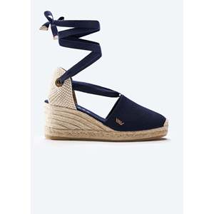 Sandali con zeppa Espadrille in tela Escala - Product Image 1