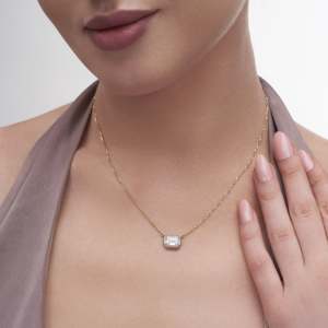 Colgante Radiante Mystique de 2.00 Ct para el Amor |   El Mejor Regalo de Cumpleaños para Mujeres |   Joyería de Oro Amarillo de 14K con Diamante Cultivado en Laboratorio - Product Image 3