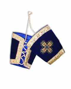 ถุงมือถักสีทองงานปักลายอิฐงานประดิษฐ์ทำมือตามสั่ง - Product Image 3