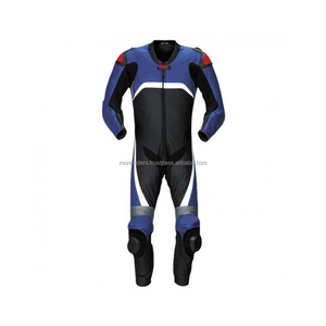 Combinaison de moto en cuir légère pour homme adulte, coupe ample, coupe-vent et respirante, style le plus récent de la marque Mono Riders, pour la course. - Product Image 3