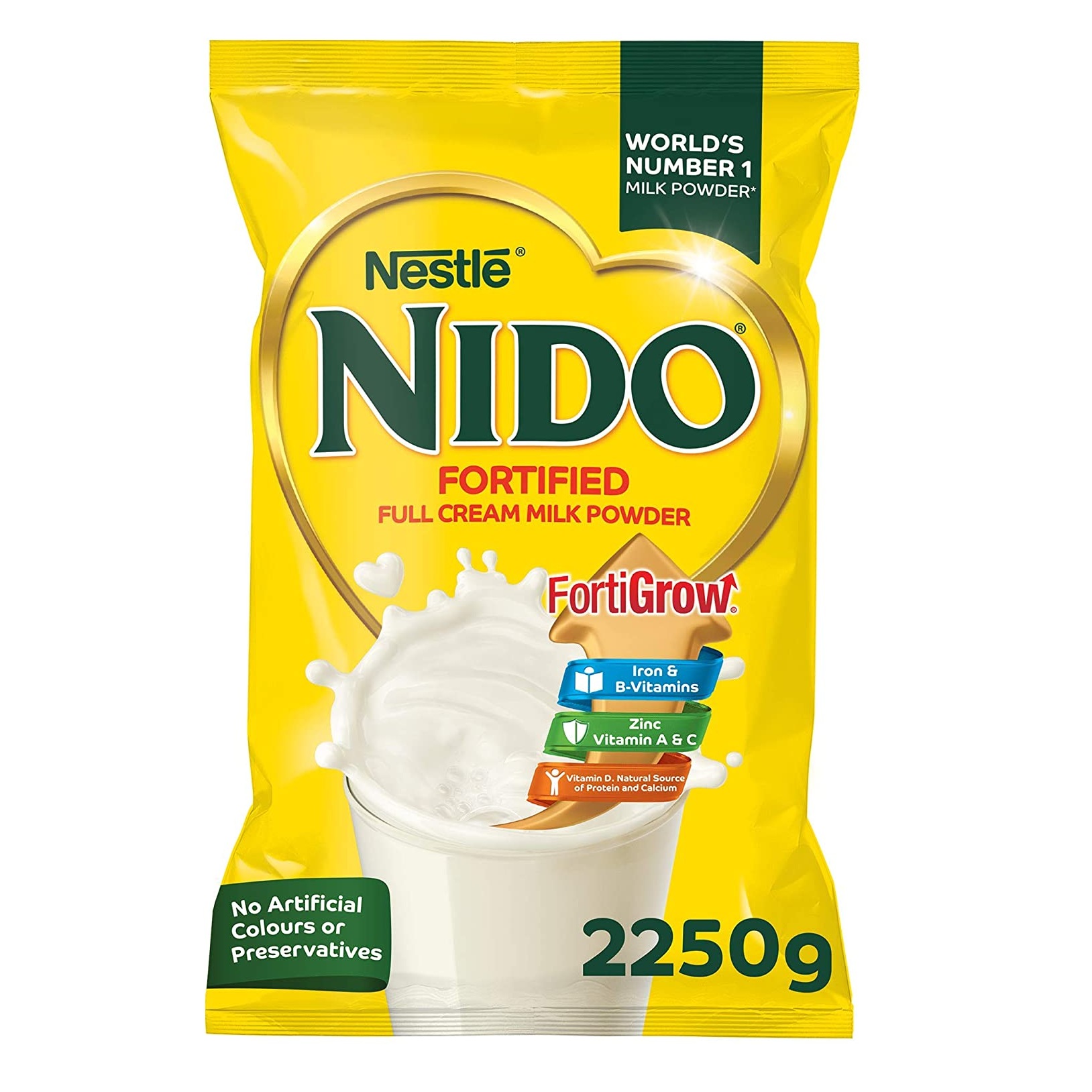 Ed y rehite estle Nido ililk ll Ull reream ortificed 6x1800g ililk owowder