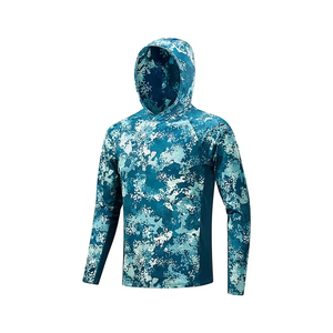 Precio barato de los hombres de verano de secado rápido ropa de pesca ligera ropa de pesca sudaderas con capucha para la venta - Product Image 4
