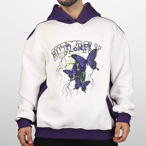 Sudadera con capucha de manga larga para hombre de peso pesado a precio barato al por mayor del fabricante con impresión de ropa de calle para invierno - Product Image 1