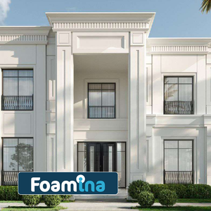 OEM Foamina EPS Cornisas Fachada decorativa aislada Ligero Durable Elegante Premium Diseño exterior Proyectos de construcción - Product Image 5