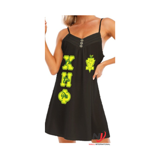 Camiseta sin Mangas Casual de Alta Calidad para Mujer, Chi Eta Phi, Personalizada con Logotipo Bordado en 3D, Cuello Jersey, Transpirable, con Botones - Product Image 5