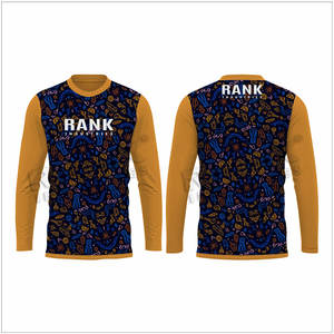 Camisetas de manga larga estampadas para hombre, perfectas para todas las estaciones, estilo casual, corte holgado, 100% algodón. - Product Image 1