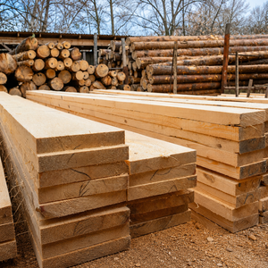 Premium Softwood Pine Wood Logs | Natural Timber Sawlogs for Construction and Furniture - Product Image 1
