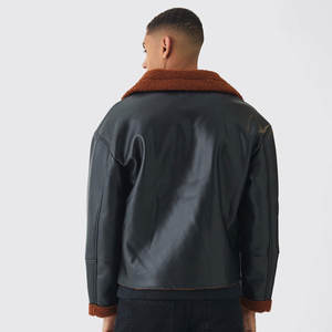 Chaqueta de Cuero para Hombre, Diseño al por Mayor, Precio con Descuento del Fabricante de Pakistán, Chaqueta de Cuero para Motociclista de la Mejor Calidad - Product Image 2