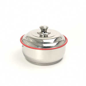 Casserole isotherme en acier inoxydable de haute qualité, design texturé, durable, avec couvercle pour la maison, les hôtels et les restaurants - Product Image 6