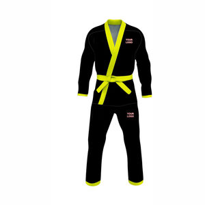 Uniforme de karate con logotipo personalizado de alta calidad con bordado, traje de karate de artes marciales aprobado por precio de fábrica - Product Image 2