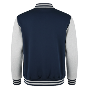 Chaqueta Varsity de Moda, Nueva Colección 2026, de Poliéster, con Hombros Caídos, Transpirable, Resistente al Viento, Gruesa, Informal, con Bloques de Color - Product Image 2