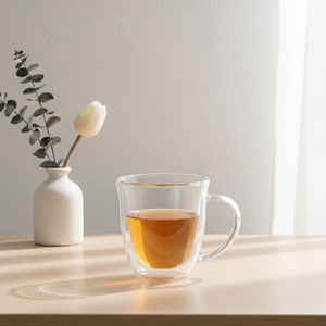 Taza de Vidrio de Borosilicato de Doble Pared 3306208-0.27, Resistente al Calor, con Asa, Estilo Nórdico, para Hogar y Oficina, para Café TW - Product Image 6